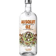 Absolut OZ Spiced Orange Vodka 1L
